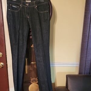 Burberry Dark Blue flare Leg Jeans